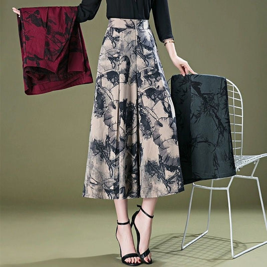 💥50% korting Hot Sale💝Elegante wijde chiffon culottes voor dames