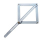 Multifunctionele diagonale liniaal voor houtbewerking