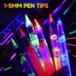 ⚡Meer dan 50.000 verkocht!🎁UV Glow gezichts- en lichaamsverfmarkers set