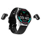 ⌚2 In 1 Smartwatch Met Bluetooth Oordopjes