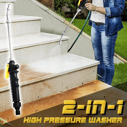 💦 50% Korting – 2-in-1 Hogedrukreiniger met Schuimfunctie | Reinigen & Afspoelen in Eén