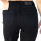 High-waisted stretch rechte jeans