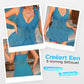 🏖️Hot Sale 50% korting💕 Dames tweedelig badpak: top met V-hals en kanten afwerking + boyshorts