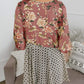 🟌 Bloemenprint kimono-vesten voor dames met ruches aan de mouwen, een strik en een losse, zwierige boho-stijl