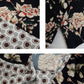 🟌 Bloemenprint kimono-vesten voor dames met ruches aan de mouwen, een strik en een losse, zwierige boho-stijl