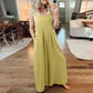 💝Mouwloze jumpsuit met wijde pijpen en zakken voor dames