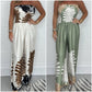 Sexy zomerprint losvallende strapless jumpsuit voor dames💖