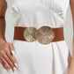 Vintage gouden gesp hoge elastische riem voor dames🎁