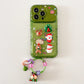 🎄Hete kerstuitverkoop 50% UIT🔥Van de de Hangerflips van de Kerstboom de Spiegeldekking voor iPhone🎅