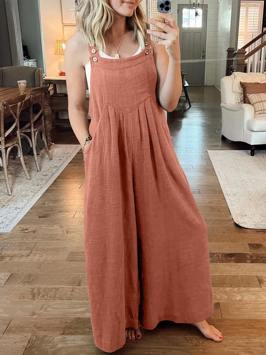 ZOMER UITVERKOOP-PLUS MAAT WIJDE PIJPEN OVERALL JUMPSUIT