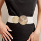 Vintage gouden gesp hoge elastische riem voor dames🎁