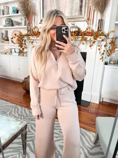🔥Nu 50% voorjaarskorting🎀2-delige Loungewear – Zo Zacht Als Je Favoriete Moment🌸Voor thuis, voor onderweg, voor altijd comfort