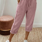 Zomerbroek in caprilengte voor dames met kanten details