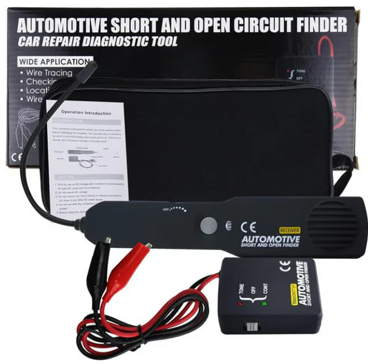 🌞Fris De Lente In Met 50% Korting!🔥Auto Kortsluiting & Draadbreuk Zoeker | Digitale Kabeltester met Flexibele Sonde | 6-42V Diagnose Gereedschap