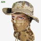 🎁2026 Nieuw binnen 48% KORTING💥2-in-1 camouflage vissershoed en masker nek wrap