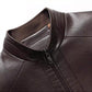 🔥50% KORTING — Heren leren jas met pluche voering | Warm cadeau voor hem
