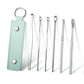 Draagbare Screw Earpick 6-delige set