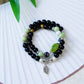 Vintage Keramische Kralen Armband