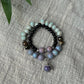 Vintage Keramische Kralen Armband