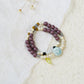 Vintage Keramische Kralen Armband