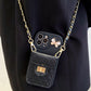 Stijlvol Telefoonhoesje met Crossbodyketting en Kaarthouder