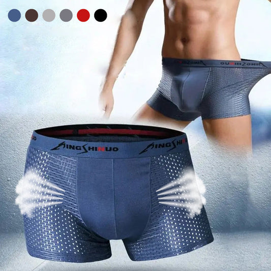 🎁Koop meer en krijg meer gratis-Ademende Mesh Boxershorts Voor Heren