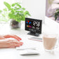 🎄Kerstuitverkoop 50% KORTING🔥Digitale LED Temperatuur Vochtigheidsmonitor Weersvoorspelling LED Tafelwekker🔥