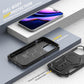 Onzichtbare Bracket Mecha Stijl Mobiele Telefoonhoes voor iPhone