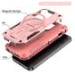 Onzichtbare Bracket Mecha Stijl Mobiele Telefoonhoes voor iPhone
