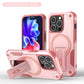 Onzichtbare Bracket Mecha Stijl Mobiele Telefoonhoes voor iPhone