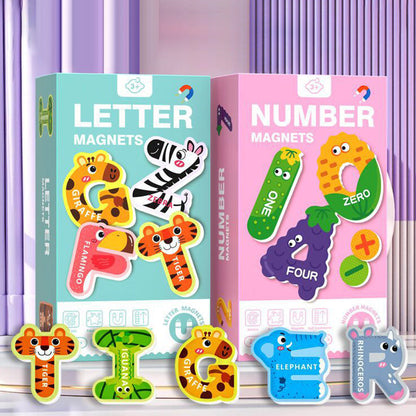 Magnetische letters en cijfers - Speelgoed om te leren voor kinderen