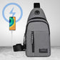 Schoudertas met USB-poort