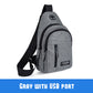 Schoudertas met USB-poort