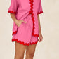 Dames Zomer Shirt Top Met Hoge Taille Shorts Casual 2-Delige Set