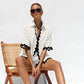 Dames Zomer Shirt Top Met Hoge Taille Shorts Casual 2-Delige Set