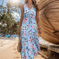 Zomerjurk met zoete bloemen voor dames