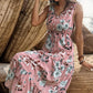 Zomerjurk met zoete bloemen voor dames