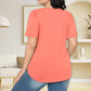 ✨Zomers T-shirt met ronde hals en korte mouwen voor dames