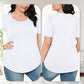 ✨Zomers T-shirt met ronde hals en korte mouwen voor dames