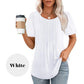 ✨Zomers T-shirt met ronde hals en korte mouwen voor dames