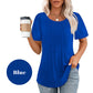✨Zomers T-shirt met ronde hals en korte mouwen voor dames