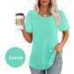 ✨Zomers T-shirt met ronde hals en korte mouwen voor dames
