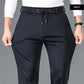 Heren Stretch IJs Zijden Casual Rechte Broek
