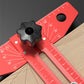 Multi-functionele Aluminium Verstelbare Scriber T-vormige Liniaal