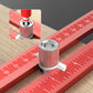 Multi-functionele Aluminium Verstelbare Scriber T-vormige Liniaal