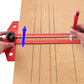 Multi-functionele Aluminium Verstelbare Scriber T-vormige Liniaal
