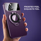 Magnetische Matte Telefoonhoes met Standaard voor iPhone 11/12/13/14/15