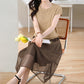 Elegante top & lange rok tweedelige damesset
