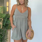Dames sexy jumpsuit met spaghettibandjes
