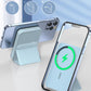 Mini Opvouwbare Draadloze Magnetische Power Bank met Stand